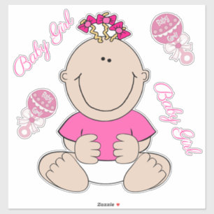 Adesivo Bebê Menina