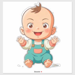 Adesivo Bebê Menino Fofo