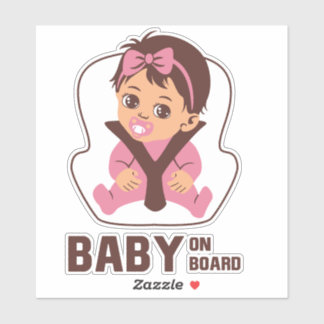 Adesivo Bebê No Conselho Do Carro