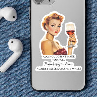 Bebendo Dizia Piada Retro Dona de Casa