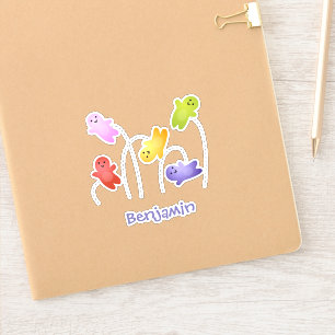 Adesivo Bebês geleia bonitos doces doces desenhos animado