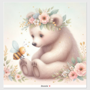 Adesivo Bebidas E Abelhas De Woodland Storybook