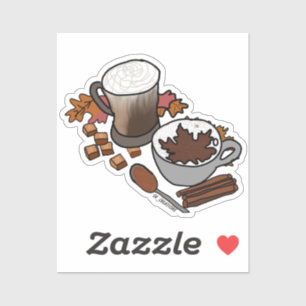 Adesivo Bebidas Quentes Quentes