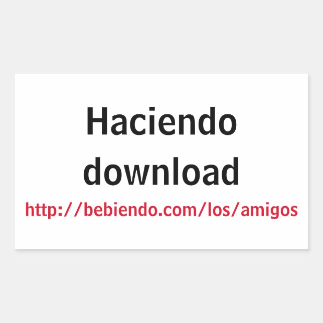 Adesivo bebiendo con los amigos (Frente)