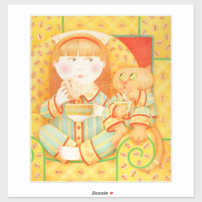 Adesivo BEDTIME SNACK vinil Sticker 14" (Folha)