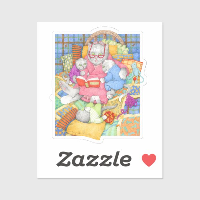 Adesivo BEDTIME STORY 2" Vinyl Sticker (Folha)