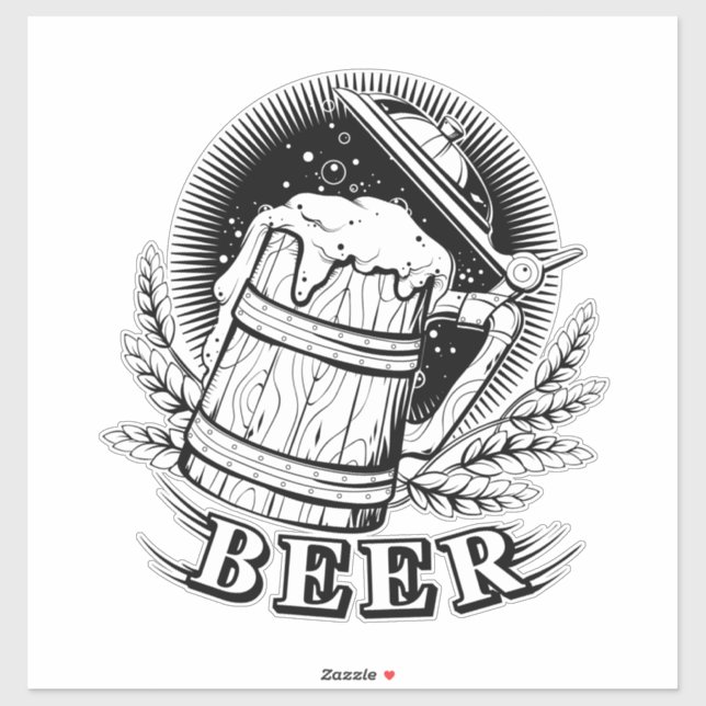 Adesivo Beer Sticker (Folha)