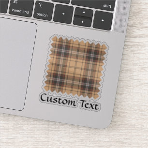 Adesivo Beige e Brown Tartan
