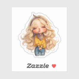 Adesivo Beijo Adorável