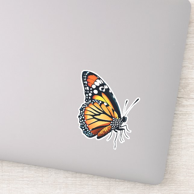 Adesivo Bela Borboleta Multicolorida (Detalhe)