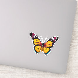 Adesivo Bela Borboleta Multicolorida