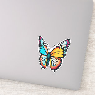 Adesivo Bela Borboleta Multicolorida