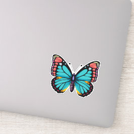 Adesivo Bela Borboleta Multicolorida