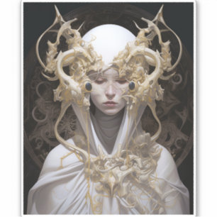 Adesivo Bela Bruxa Demon Queen Fantasy Art