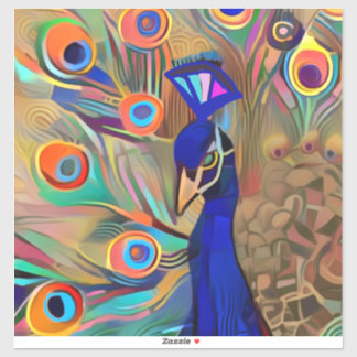 Adesivo Bela cola de pele de laptop de Peacock