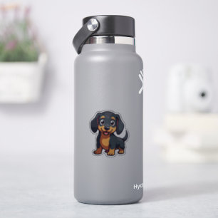 Adesivo Bela Dachshund, Aventura Kawaii, Pequena