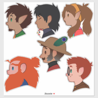 Adesivo Bela SA! Cast