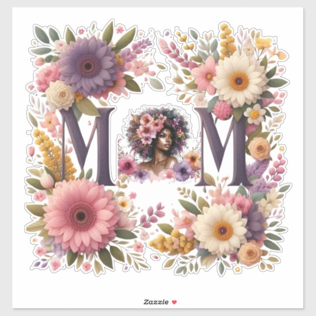 Adesivo Beleza da Mãe (Folha)