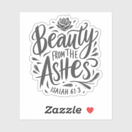 Adesivo Beleza das cinzas