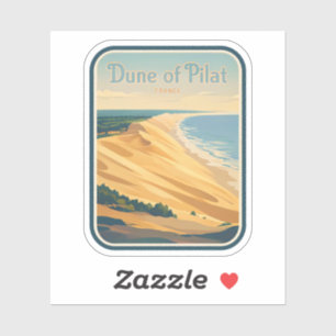 Adesivo Beleza natural de Duna de Pilat-France