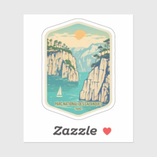 Adesivo Beleza Natural de Parc National Des Calanques