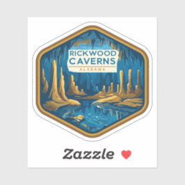 Adesivo Beleza natural de Rickwood Caverns-Alabama