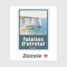 Beleza natural dos Falaises D'etretat - França