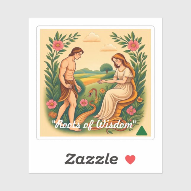 Adesivo "Beleza Oculta Divina" (Folha)