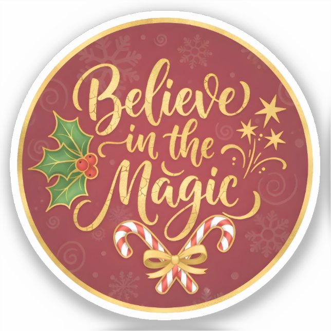 Adesivo Believe in the Magic (Frente)