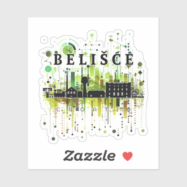 Adesivo Belišće Croatia (Folha)