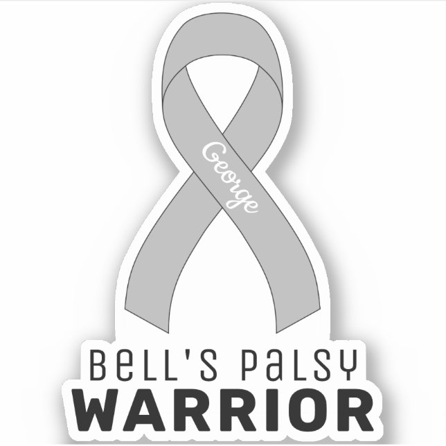 Adesivo Bell Palsy Warrior Vinyl Sticker (Frente)