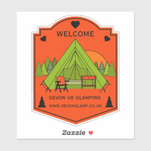 Adesivo Bell Tent Glamping Business
