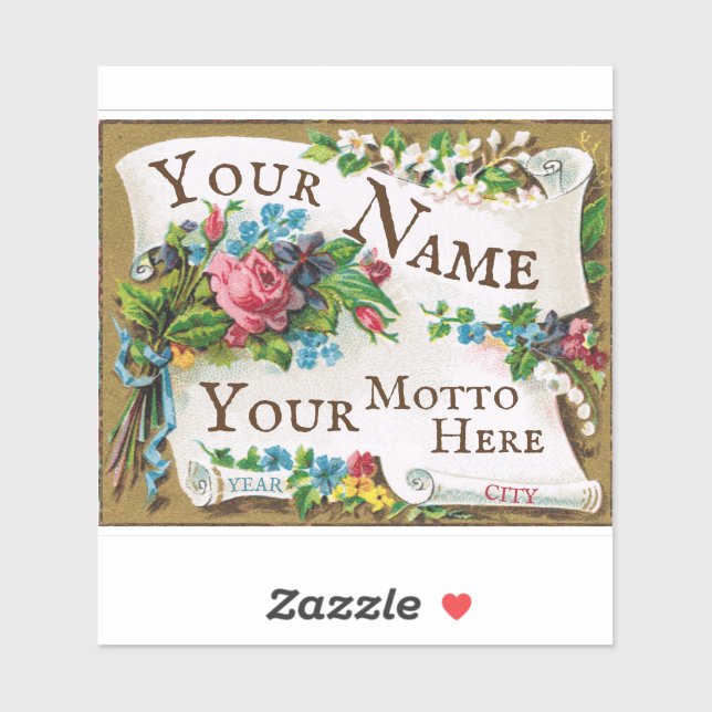 Adesivo Belle Epoch Frame do Vazio Perfume Francês (Folha)