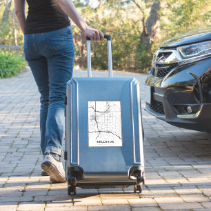 Adesivo Bellevue Map