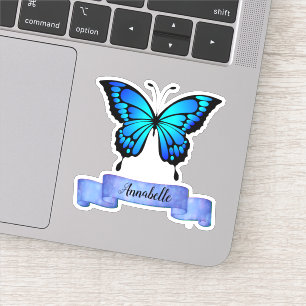 Adesivo Belo Aqua Borboleta Design