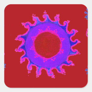 Adesivo Belo Incrível Motif Mehndi Maroon Art.