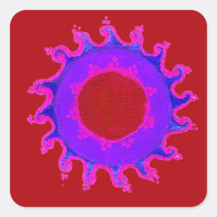 Adesivo Belo Incrível Motif Mehndi Maroon Art.