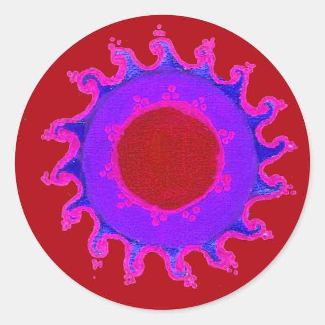 Adesivo Belo Incrível Motif Mehndi Maroon Art. (Frente)