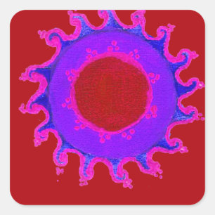 Adesivo Belo Incrível Motif Mehndi Maroon Art.