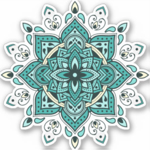 Adesivo Belo Turquoise Mandala design