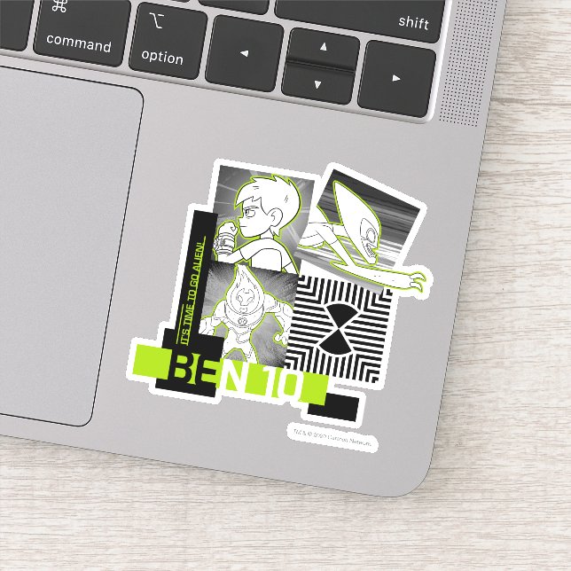 Adesivo Ben 10 - É hora de ir Alienígena (Detalhe)
