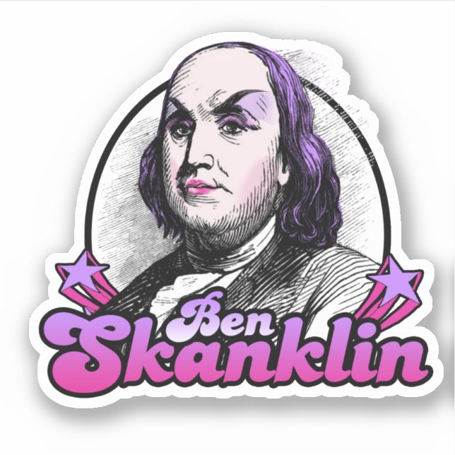 Adesivo Benjamin Skanklin (Frente)