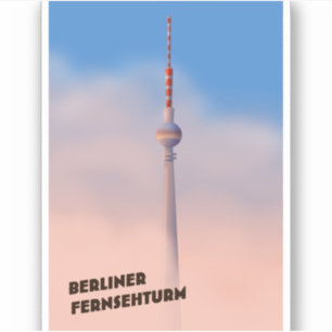 Adesivo Berliner Fernsehturm ,Torre de Berlim