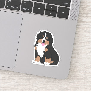 Adesivo Bernese Mountain Dog Puppy Sticker