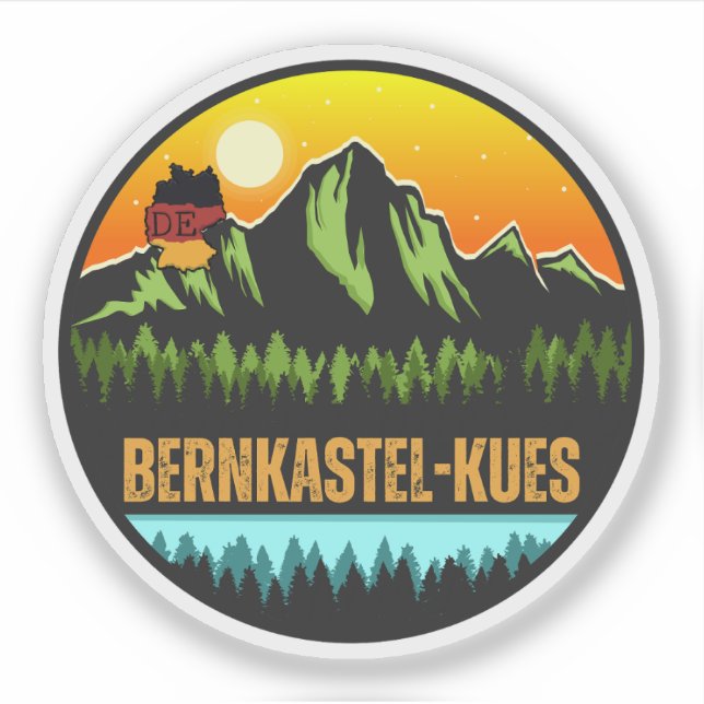 Adesivo Bernkastel-Kues, Alemanha (Frente)