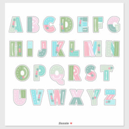 Adesivo Berry feliz [alfabeto em minúsculas]