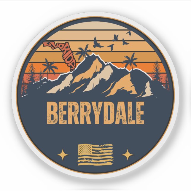 Adesivo Berrydale, Flórida  (Frente)