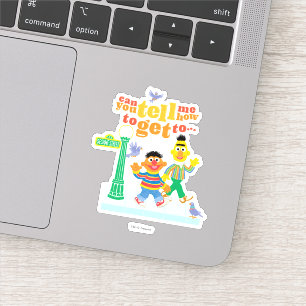 Adesivo Bert e Ernie Directions