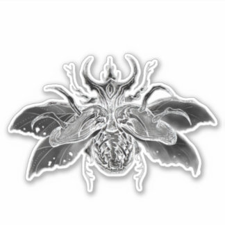 Adesivo Besouro assustador