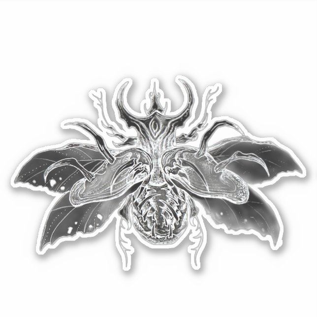 Adesivo Besouro assustador (Frente)